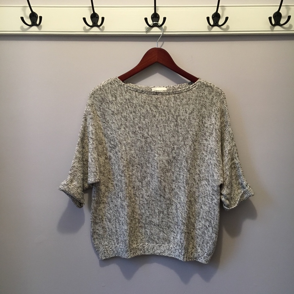 H&M marled grey sweater NWOT
